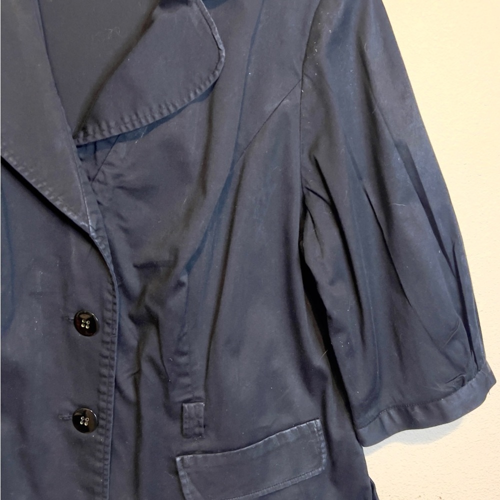 Studio I Classic Black Blazer. Short Sleeve with 3 button closure. Size 16W - Picture 4 of 5